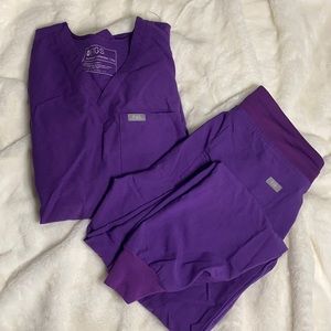 Fig neon purple set